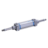 A11100125O,Janatics,Tie Rod Cylinders,DA100 x 125 Cyl.(DE) Basic,Double end Double acting,Non Magnetic,Adjustable Cushioning