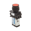 DS244P60-FH1A , Janatics , 1/8 -3/2 NC valve with switch (Flush head-Red) , Spool , 3/2 Normally closed , Flush Head (Red) , Spring Return , 1/8