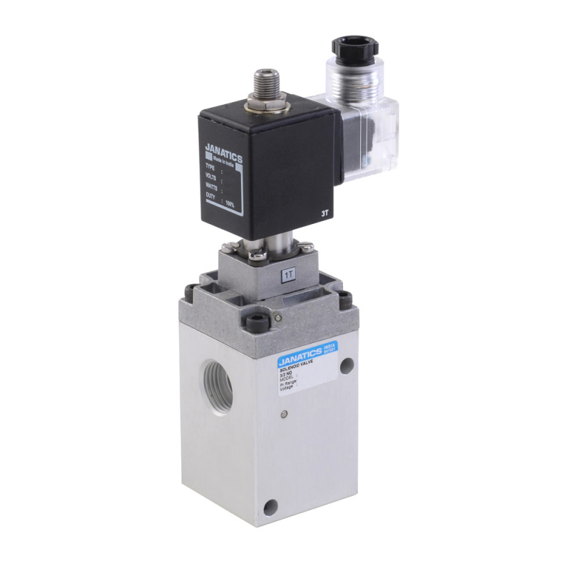 5 Port 2 Position Solenoid Valve With manual Adjuster | Flow Rate